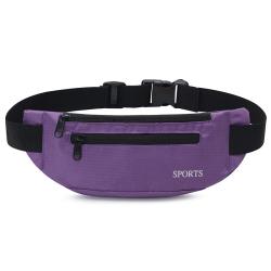 Custom Logo Printed Adjustable Belt Outdoor Sports Waist Bag Oxford Fitness Running Mobile Phone Pouch Fanny Pack