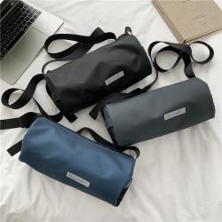 PU Leather Sling Bag Crossbody Bag Men Women Travelling Sports Large Capacity Messenger Shoulder Bag