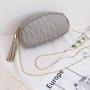 Shell Lingge Shoulder Bag bolsas para mujer Autumn New Korean Personalized Tassel Thread Zipper Bag para mujeres bolso bolsas