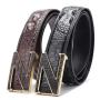 Ceinture En Cuir Veritable Luxury Designer Fashion Famous Brand Genuine Crocodile Leather Belts For Mens Belt Manufacturer