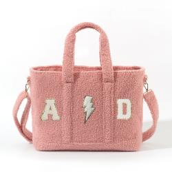 Fashion Bag Supplier Teddy Weekender Bag Custom Logo Size Plush Teddy Bag
