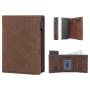 Waterproof cosmetic pouch, carrying bag, flat toiletry bag, multi-card card bag with zipper