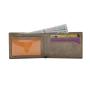 Guangzhou leather factory minimalist full grain vegetable tanned leather wallet with brand logo emboss