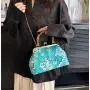 ZWY342 New Chinese Style Auspicious Cloud Ladies Evening Bag Bamboo Handle Embroidered Clutch Bag Banquet Classic Shoulder Bag