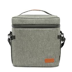 Large Capacity Thermal Insulated Lunch Box Food Picnic Bag Milk Bottle Pouch Cooler Lunch Bag Reusable Cooler Bag