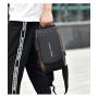 KBW610 Hot Men Bag Updated Model PU Shoulder Crossbody Sports Slant Hanging Chest Backpack High Quality USB Anti-theft Chest Bag