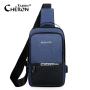 Working Athletic Smell Proof Usb Charging Port Men Sling Shoulder Crossbody Chest Bag With Phone Pocket
