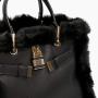 2023 Oem Leather Bag Customized Designer Luxury Waterproof Handbag Plaited Handmade Big Hairy Bag With Fluff Shoulder Hand Bag