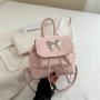 Women's short trip bag, lightweight backpack, super lightweight mini shopping cute and high-quality sense backpack in summer