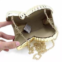 Women Cute Shoulder Bag Conch Shape Chain Party Crossbody Bag Acrylic Shell Phone Bags Handbag Purse For Women