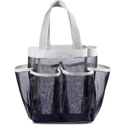 Gelory Factory Direct Quick Dry Hanging Mesh Bag Shower Caddy Storage Organizer Tote Bag With Multi-pockets