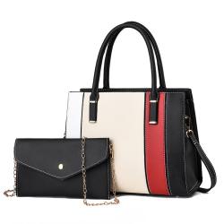 High Quality Carteras Para Mujer 2 Pcs Set Handbag Leather Crossbody Bag Vegan Leather Bag For Women