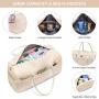 High quality 2pcs Quilted Carry on Overnight Bag with Toiletry Bag ladies travel organizer handbag set luggage travel duffel bag