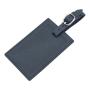 Custom Personalized Logo Travel Vegan Pu Leather Luggage Tag Leather Suitcase Tag