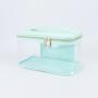 Wholesale Personalized Travel Portable Ladies Large Handle PVC Makeup Bag Cosmetic Zipper Bag Clear Makeup Bag With Zipper