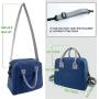 Gelory Reusable Adjustable Shoulder Strap Bento Lunch Tote Bag Insulated Lunch Bag For Office Picnic School