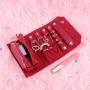 COM024 New Design Travel Cosmetic Bag Ladies Multifunctional Portable Jewellery Box Clutch Storage Box Jewelry Custom Logo