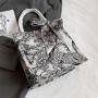Large Capacity Tote Bag Fashion Shoulder Bag Female Instagram Mommy Bag College Class Handbag