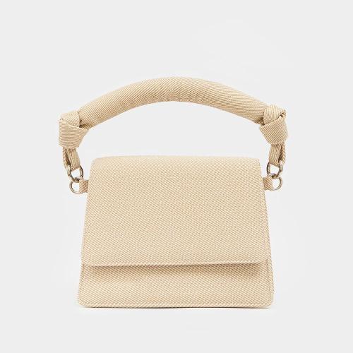 2024 Wholesale Custom Nice Quality Hand Make Denim And Pu Fashion Women Handbags