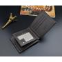 KBW218 New Men's Wallet Men's Short Multi-card Fashion Casual Money Clip Thin Section Tri-fold Soft Leather Wallet