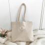 Custom Logo Printing Mini Velvet Lunch bag Luxury Velvet Tote Books Notebook Packaging Trvel Handle Shopping Bag