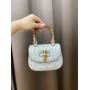 Sac A Main De Lux Borsa Donna New Arrivals Genuine Ostrich Skin Leather Crossbody Bags Bamboo Handle Women Designer Handbags