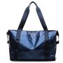 Custom large capacity women gym waterproof travel organizer sports duffel tote bags with shoe compartment