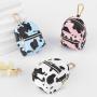 ZR222 Printed Cow Pattern Key Bag Summer New Korean Personalized Women's Daily Change Storage Bag Wallet