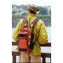ZF190 Outdoor Mountaineering Bag Men Multifunctional Large Capacity Backpack Fishing Bag Nylon Travel Bag