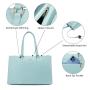 LOVEVOOK OEM Waterproof Leather Computer Handbags Ladies Business Office Work Bag Briefcase 15.6 Inch Laptop Tote Bags for Women