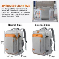 LOVEVOOK 17in laptop Backpacks Airline bag wholesale business waterproof laptop bags school travel women men smart backpack