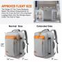 LOVEVOOK 17in laptop Backpacks Airline bag wholesale business waterproof laptop bags school travel women men smart backpack