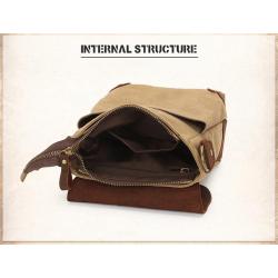 XL100 Customised Imported Vintage Men's Shoulder Bag Daily Life Retro  Large Capacity Handbag Wear-resistant  Messenger Bag