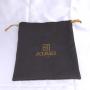 Luxury Custom Printed Suede Cloth Dust Drawstring Shopping Gift Bag Travel Clothes Handbag Packaging Suede Pouch