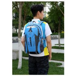 HR088 Unisex New Outdoor Sports Hiking Backpack Nylon Leisure Letters Waterproof Travel Bag Cycling Soft Mountaineering Backpack