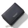 KBW512 Wallet Women Short Zipper Coin Purse High Quality Folding Ladies Multifunctional Leather Wallet Card Bag