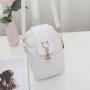 New women's pearl shoulder bag  2024 ladies diamond pu leather wholesale crossbody bag mobile phone bag