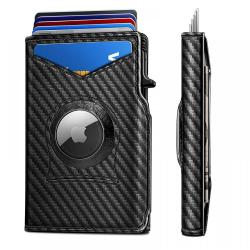 Anti Theft Brush Positioning Men Card Holder Wallet Dermis Luxury Mens Bags High Capacity Card Pack Cartera De Hombre