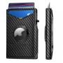 Anti Theft Brush Positioning Men Card Holder Wallet Dermis Luxury Mens Bags High Capacity Card Pack Cartera De Hombre