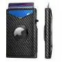 Anti Theft Brush Positioning Men Card Holder Wallet Dermis Luxury Mens Bags High Capacity Card Pack Cartera De Hombre