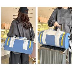 ZR921 New Leisure Travel Bag Fashion Outdoor Sports Shoulder Bag Oxford Cloth Wear-resistant Foldable luggage Fitness Bag