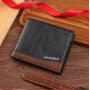 Men's Short Multi-Card Business Wallet Bag Waterproof Horizontal Design with Open Closure Cross-Border Fashionable Accessory