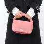 CHANGRONG Custom lightweight soft padded handbag pink nylon puffer bag small