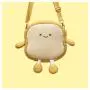 Manufacturer Bread Furry Bag Toast Custom Plush Toy Cute Designer Plush Bag