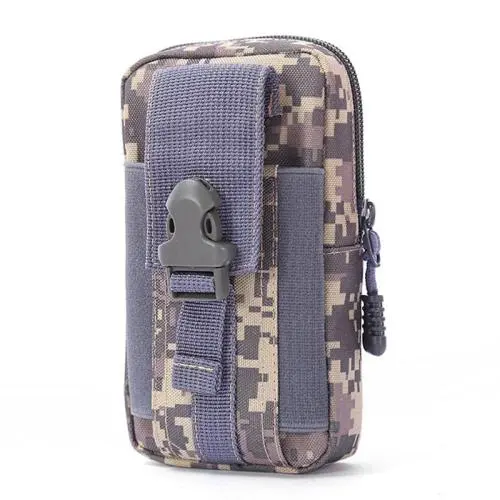 ZR747 New Outdoor Waist Bag Belt Sports Men Shoulder Crossbody Bag Riding Waistpack Canvas Waterproof Chest Phone Bag Travel War