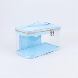 Women Portable Custom Transparent Travel Luxury Toiletry Bag Cosmetic Bag Waterproof Clear Makeup Bag