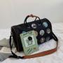 Wholesale Fashion Embroidered Travel Messenger Bag Large Capacity Weekend Travel Duffel Bag