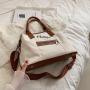 Fashion Travel Handbag Tote Bag Drawstring Canvas Tote Bag With Zipper Pocket Large Canvas Tote Bag Plain