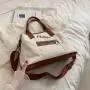 Fashion Travel Handbag Tote Bag Drawstring Canvas Tote Bag With Zipper Pocket Large Canvas Tote Bag Plain