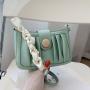 Luxury Women Pleated Ribbon Underarm Handbag China Wholesale PU Ladies Shoulder Bag High Quality  Women Cloud Handbags